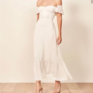 Reformation Butterfly dress Size 6 - Ivory